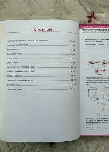 AYT Biyoloji Soru Bankası - Fen Bilimleri Yayınları - Görsel 3