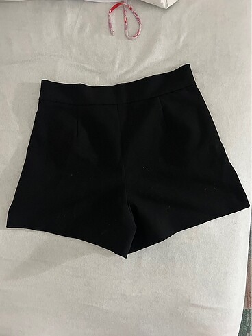 Zara zara siyah kumaş şort kısa