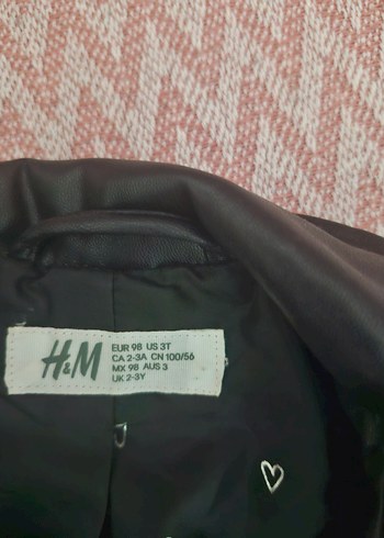 24-36 Ay Beden H.M çocuk deri ceket