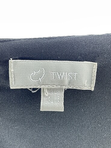 40 Beden siyah Renk Twist Kısa Elbise %70 İndirimli.