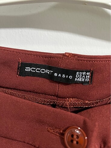 46 Beden Accort pantolon(kiremit renk)