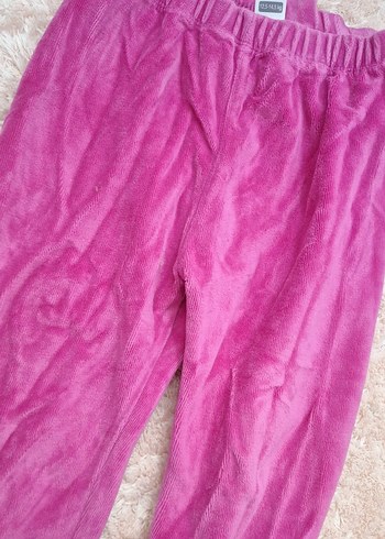LC Waikiki Kız Çocuk Pembe Peluş Rahat Kesim Tayt