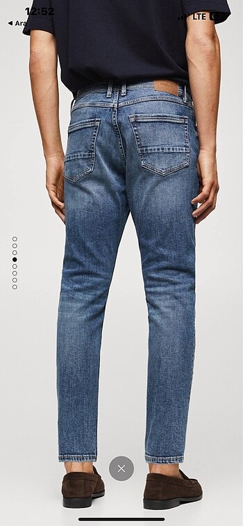 Kısa paça Jean - Görsel 3