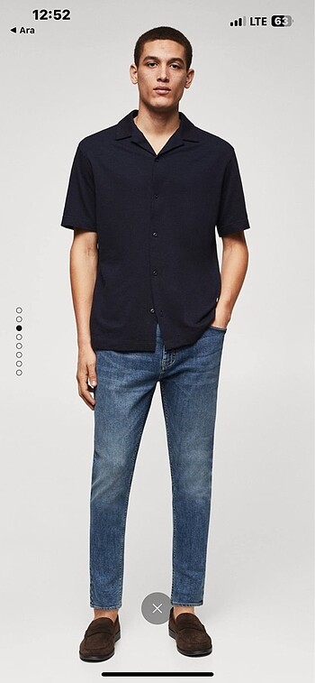 Kısa paça Jean - Görsel 2