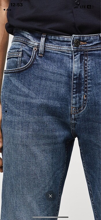 Kısa paça Jean - Görsel 4