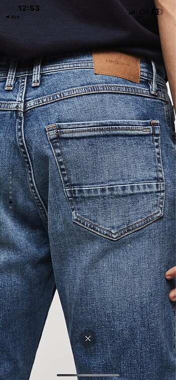 Kısa paça Jean - Görsel 6