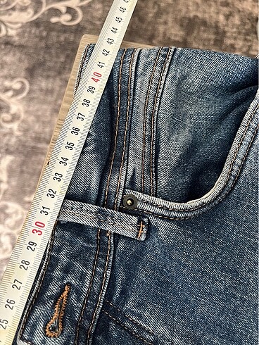 Kısa paça Jean - Görsel 9