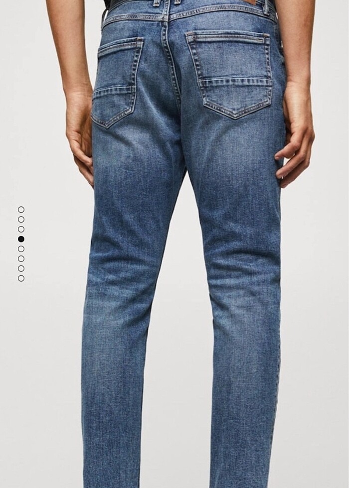 Kısa paça Jean - Görsel 3