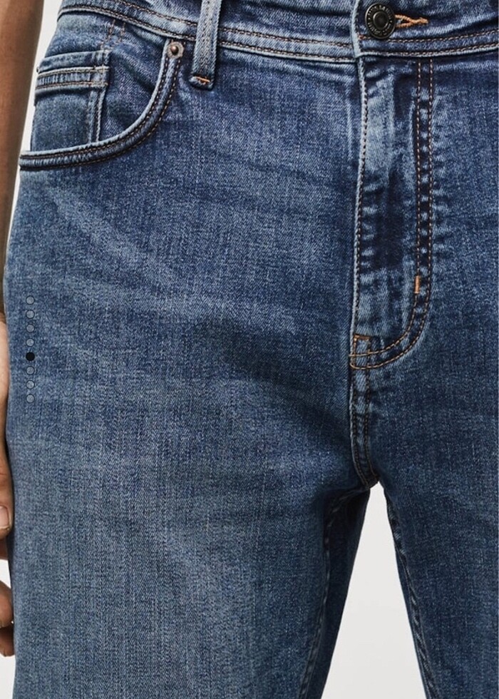 Kısa paça Jean - Görsel 4