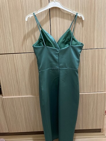 xs Beden yeşil Renk Elbise kısa