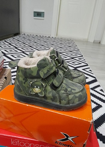 Kamuflaj Desenli Erkek Çocuk Botu Velcro