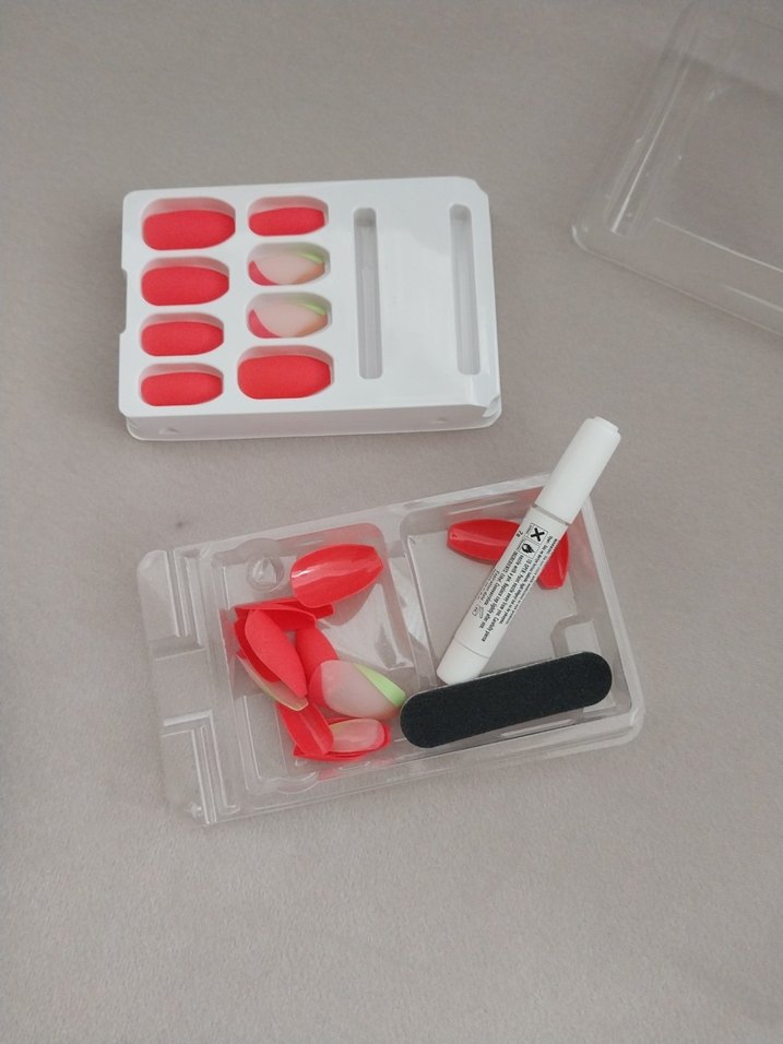 Pastel Pembe Takma Tırnak Seti 24'lü - Görsel 3