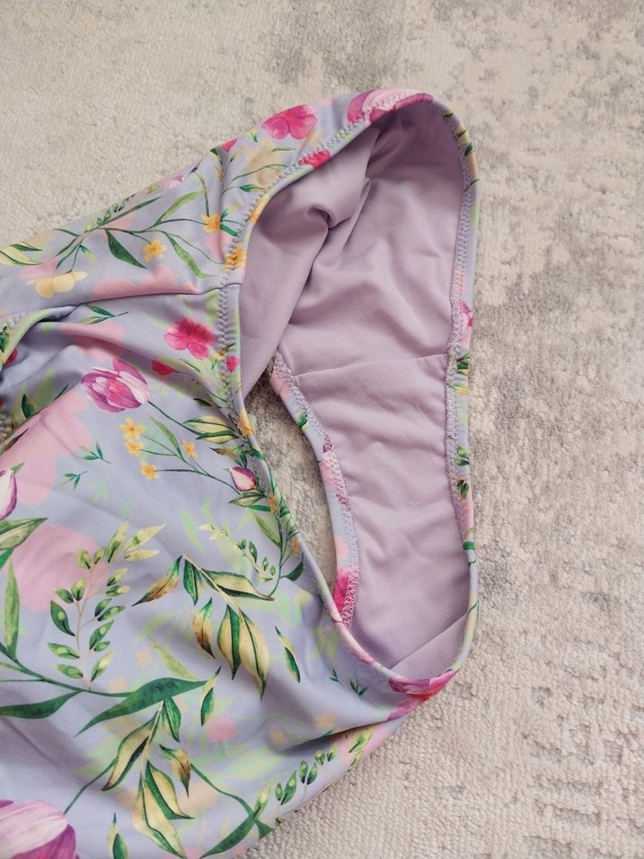 Çiçek Desenli  Mayo - Görsel 4