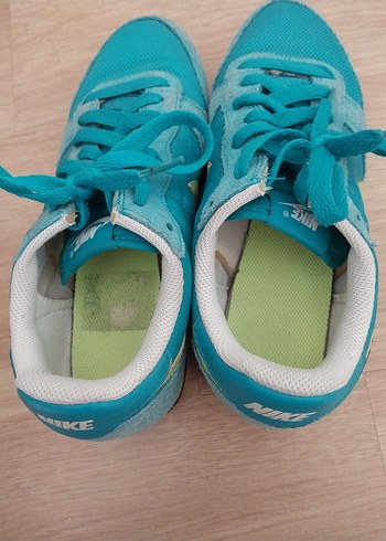 Turkuaz Bağcıklı Kadın Spor Ayakkabı - Görsel 5