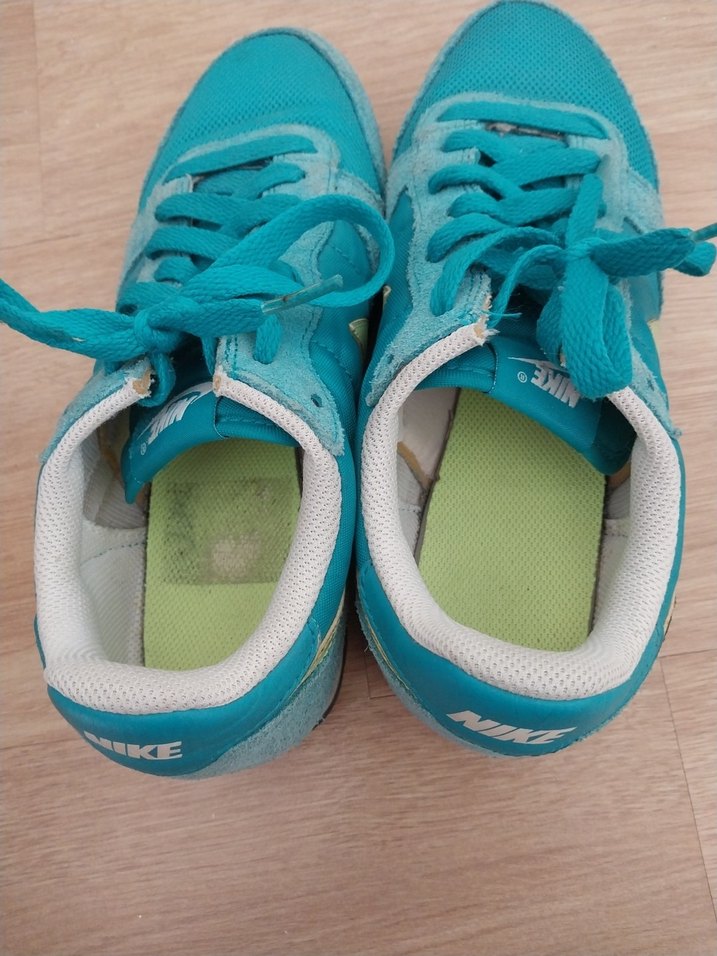 Turkuaz Bağcıklı Kadın Spor Ayakkabı - Görsel 5
