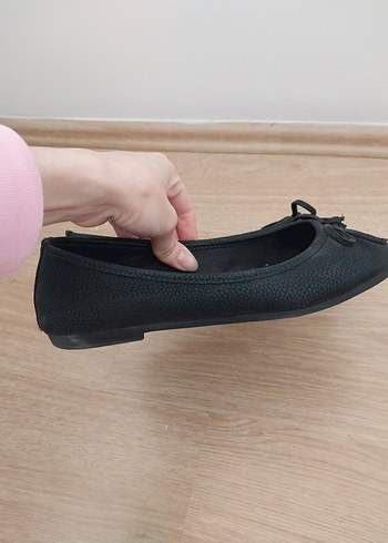 MissF Siyah Klasik Fiyonklu Kadın Babet - Görsel 4