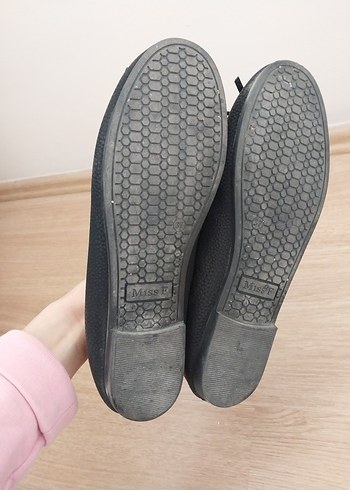 MissF Siyah Klasik Fiyonklu Kadın Babet - Görsel 5