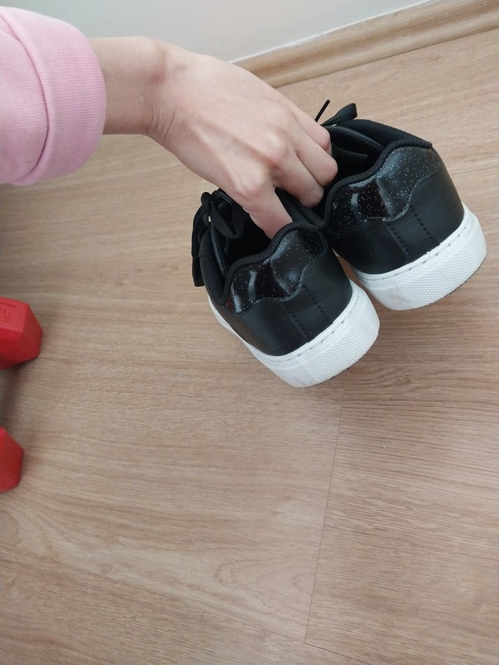 Siyah Kadın Günlük Spor Ayakkabı - Görsel 3