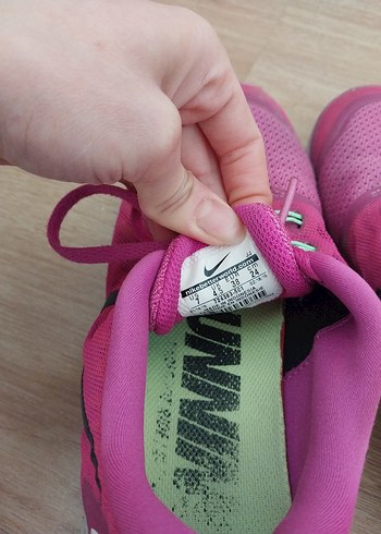 Pembe Bağcıklı Kadın Spor Ayakkabısı - Görsel 6