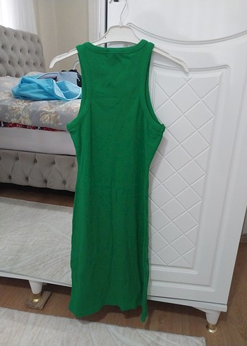 Yeşil  Mini Elbise - Görsel 3