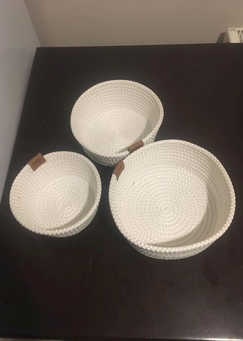 Beyaz, krem ve siyah 3lü supla - Görsel 5