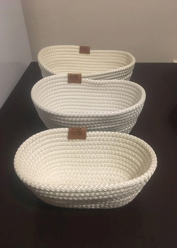 Beyaz, krem ve siyah 3lü supla - Görsel 2