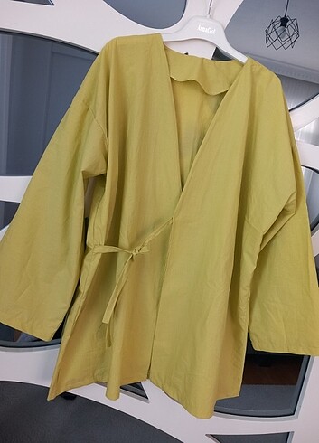 m Beden yeşil Renk Kimono