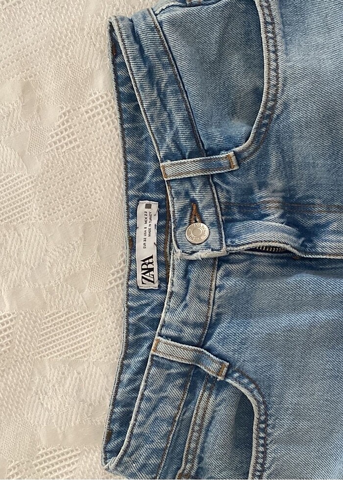 Zara mom jean pantolon - Görsel 2