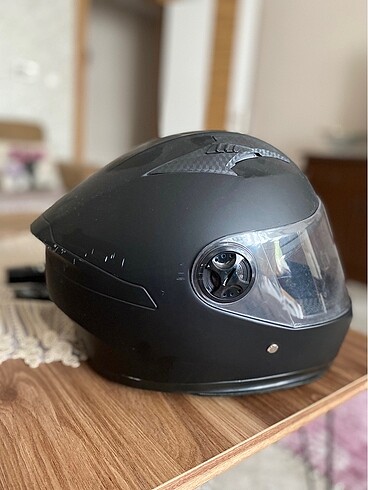 Siyah mat boyunlu kask - Görsel 7