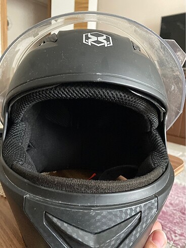 Siyah mat boyunlu kask - Görsel 5