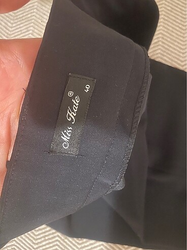 40 Beden Lacivert kumaş pantolon 40