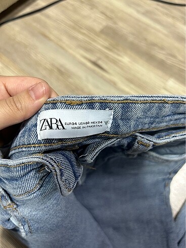34 Beden mavi Renk Zara Jean