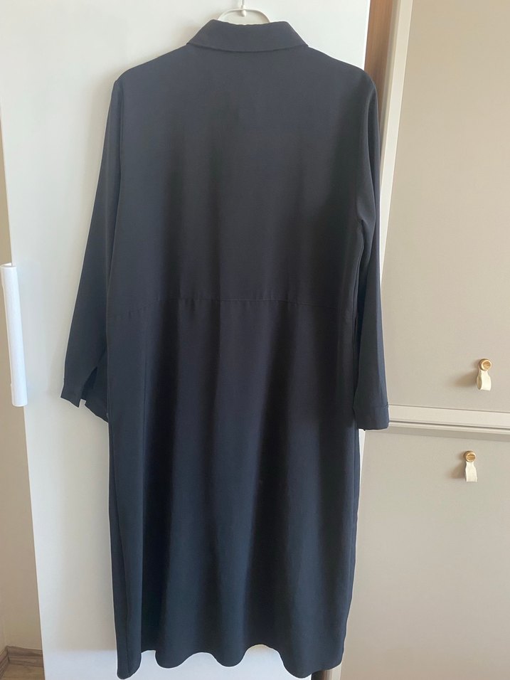 Uzun Kollu Siyah  Tunik - Görsel 2