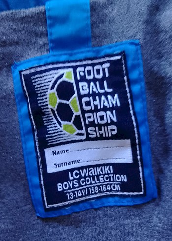 m Beden Erkek Rüzgarlık Spor Ceket, Mavi, Fermuarlı