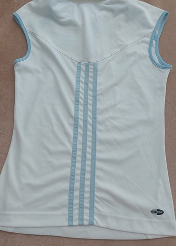 kadin Adidas beyaz kolsuz polo tişört - Görsel 4