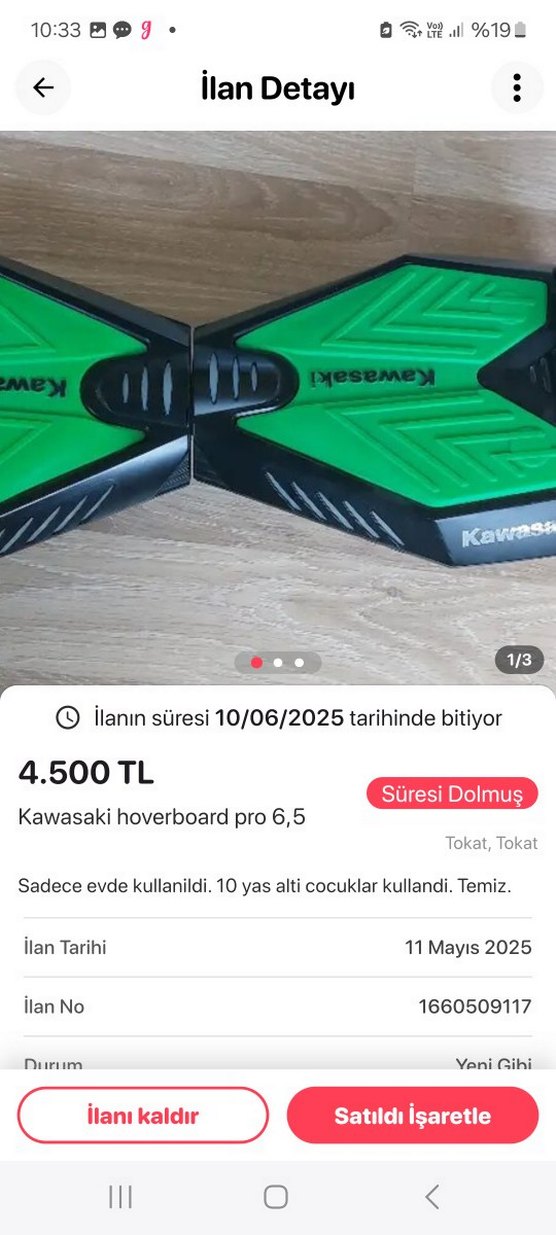 Kawasaki Çocuk Kaykay Scooter Yeşil - Görsel 4