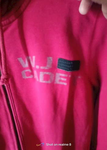 Koyu Kırmızı Fermuarlı Erkek Çocuk Sweatshirt - Görsel 8