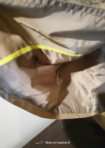 Düğmeli Bej Kadın Trençkot - Görsel 6