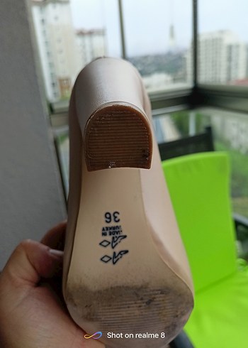 Bej Kadın Stiletto Topuklu Ayakkabı - Görsel 7