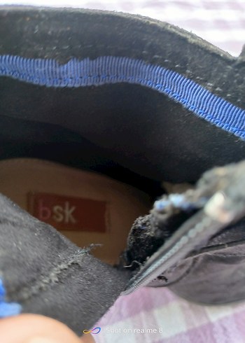 Bershka 37 numara nubuk siyah bayan şahane bot yeni - Görsel 14