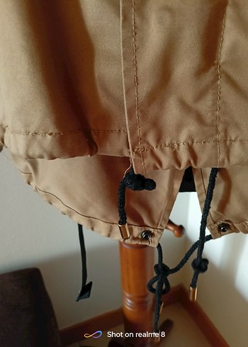 Bej Kadın Keten Düğmeli Ceket - Görsel 6