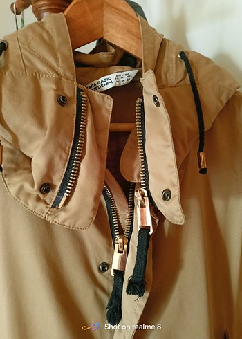 Bej Kadın Keten Düğmeli Ceket - Görsel 5