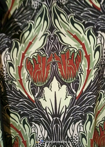 Kadın Çok Renkli Bohem Şal desen gömlek - Görsel 9