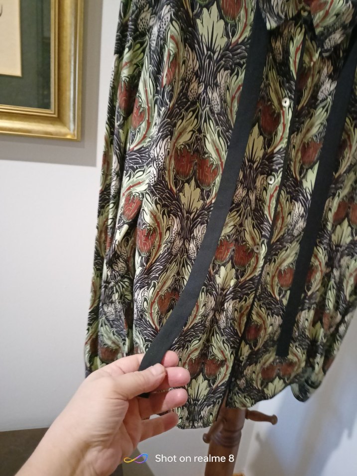 Kadın Çok Renkli Bohem Şal desen gömlek - Görsel 5