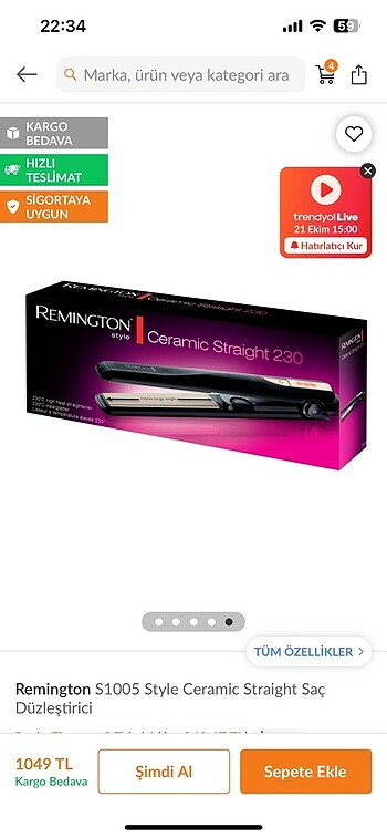 Remington düzleştirici