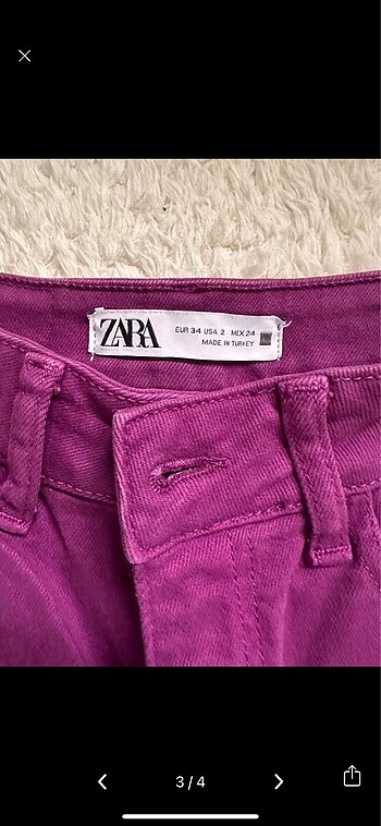 xs Beden Zara pantolon