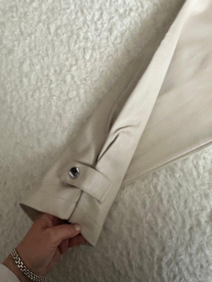 Zara yüksek bel deri pantolon - Görsel 3