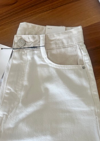 xs Beden Zara mom fit yüksek bel jean