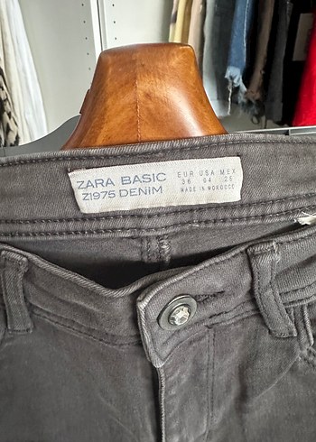 s Beden gri Renk Zara gri denim pantolon