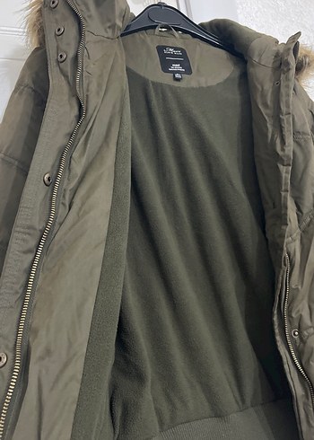 Kürk Detaylı Kadın mont - Görsel 2